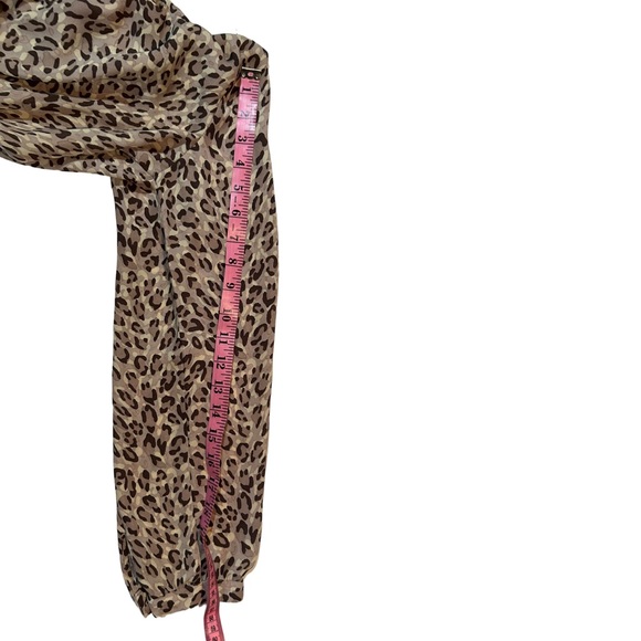 Loft Cheetah Print Dress (missing tie belt) Size 12 - Picture 9 of 16